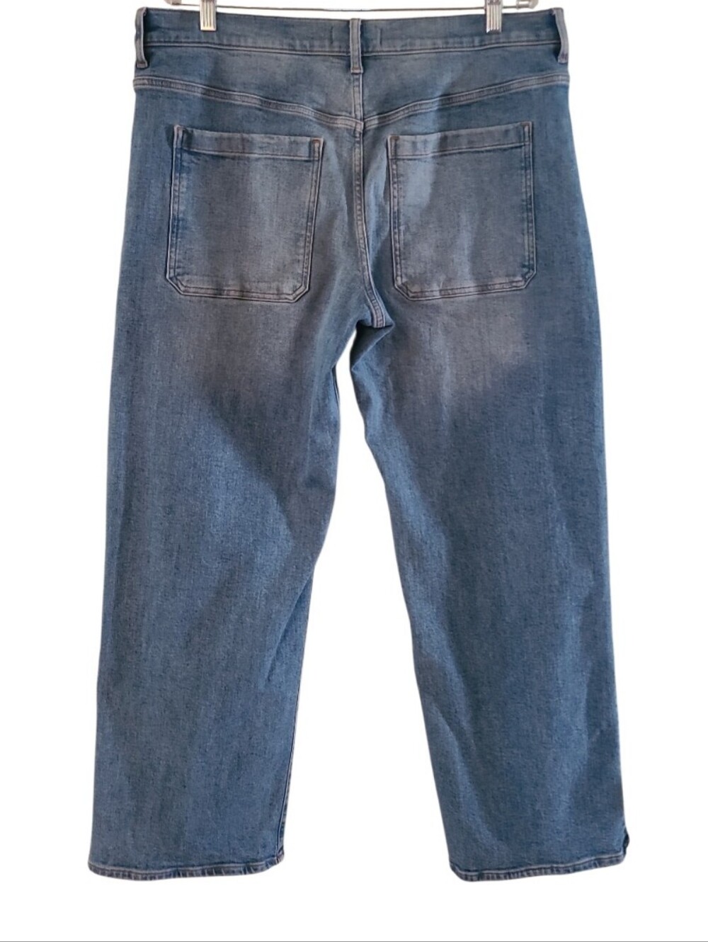 Madewell The Emmett Wide Leg Jeans Light Wash Sailor Fisherman Denim - Picture 9 of 16